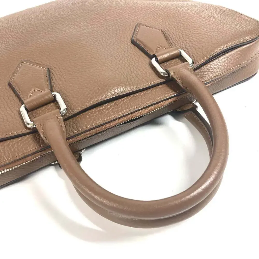 LOUIS VUITTON Brown Leather Tote Bag
